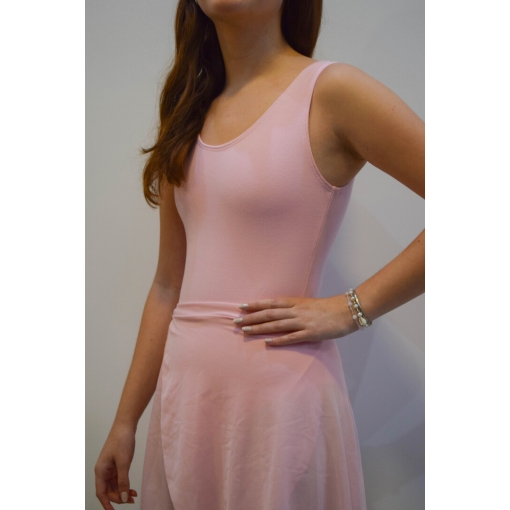 Torso Algodón Rosa Sin Mangas