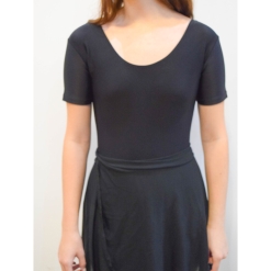 Alternative view of Torso Lycra Negro Mangas Cortas