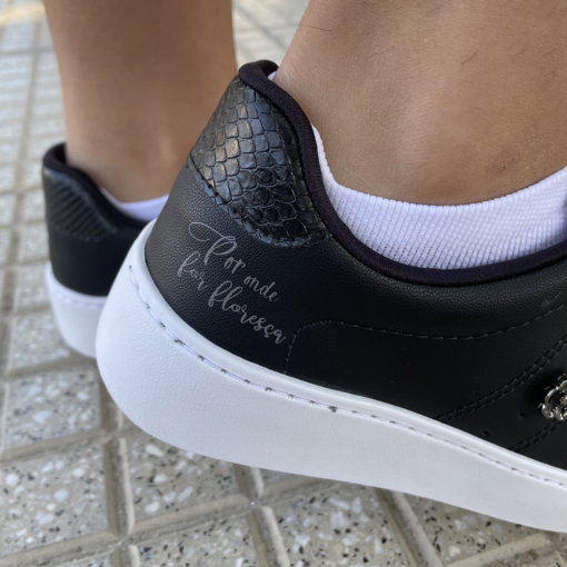 Zapatilla Turin Ramarin Negro - Imagen 4