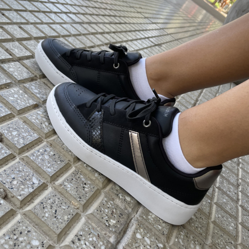 Zapatilla Lecco Ramarin Negro - Imagen 4
