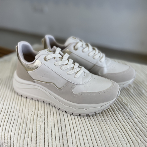 Zapatilla Via Marte #136011 Beige - Imagen 5