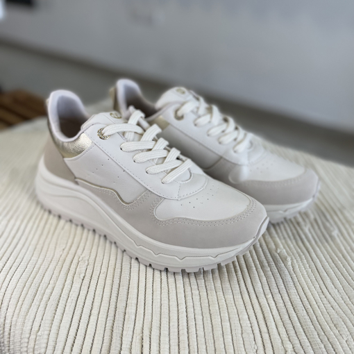 Zapatilla Via Marte #136011 Beige - Imagen 4