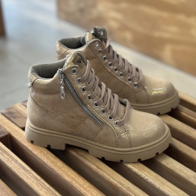 Borcego Metalizado Nude Tookey