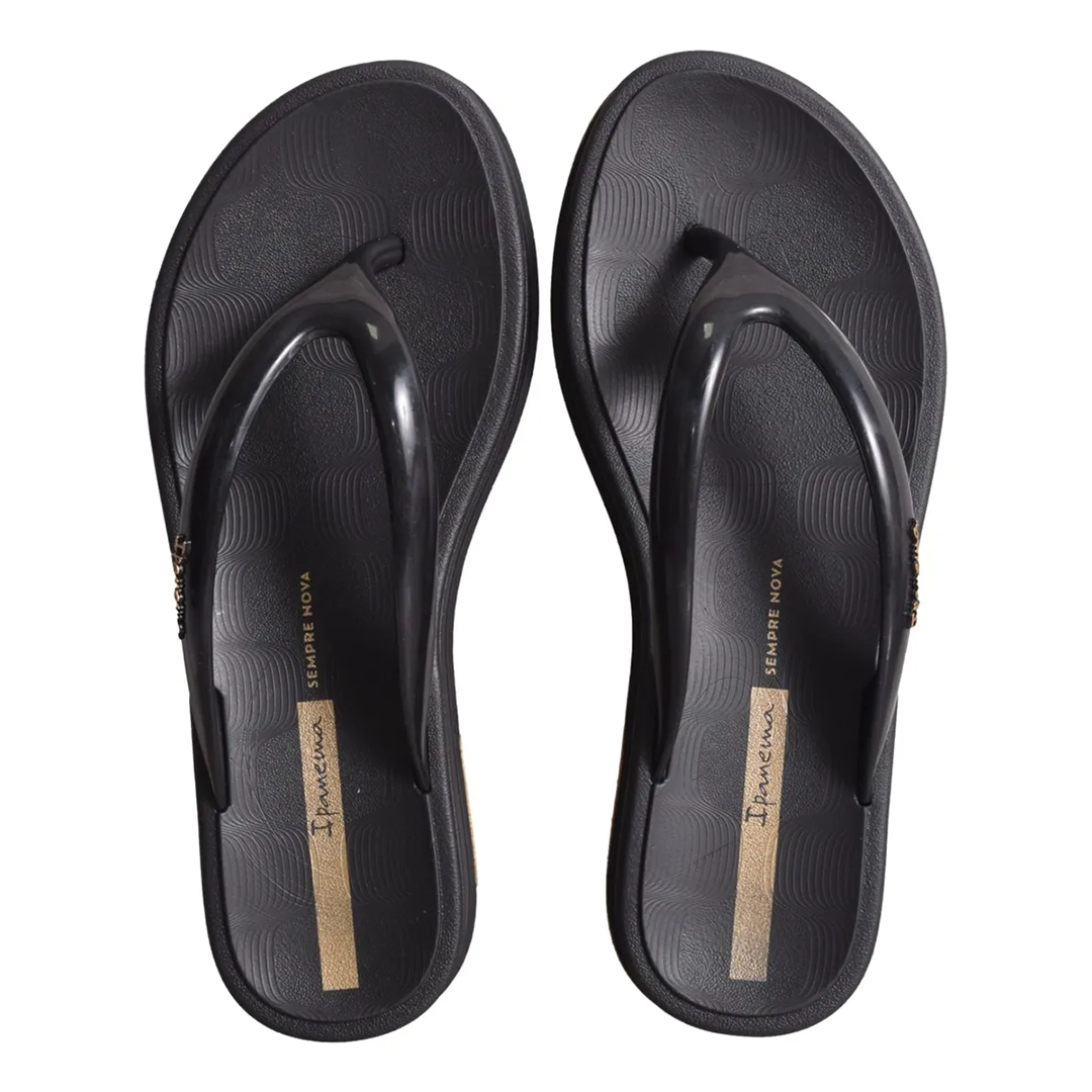Ojota Ipanema Glow Up Negro Oro - Imagen 2